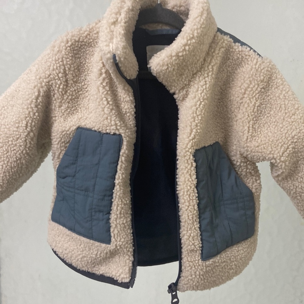 Zara Sherpa fleece 12-18 months